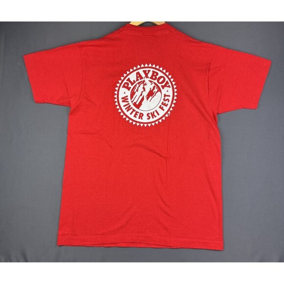 Vintage 90s Playboy Winter Ski Fest Johnnie Walker Red Label Taste Richness - Picture 2 of 12